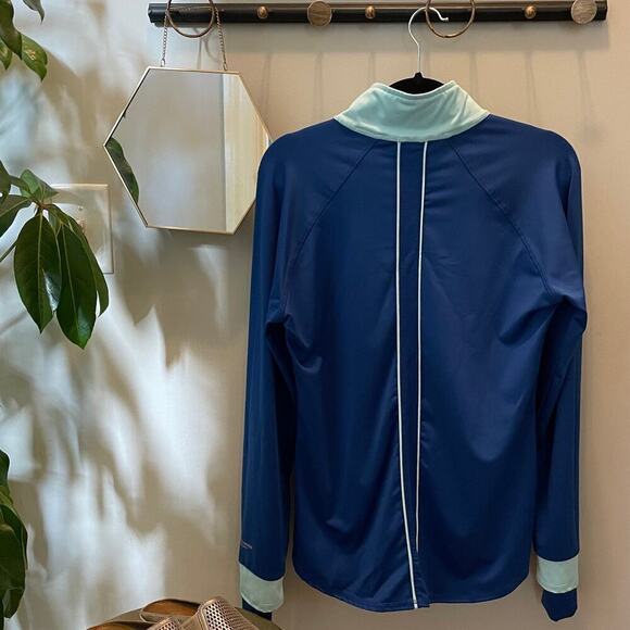 Skechers Sport Long-Sleeve Athletic Top | Blue/Light Blue Pattern, Size S, NWOT - Picture 2 of 8